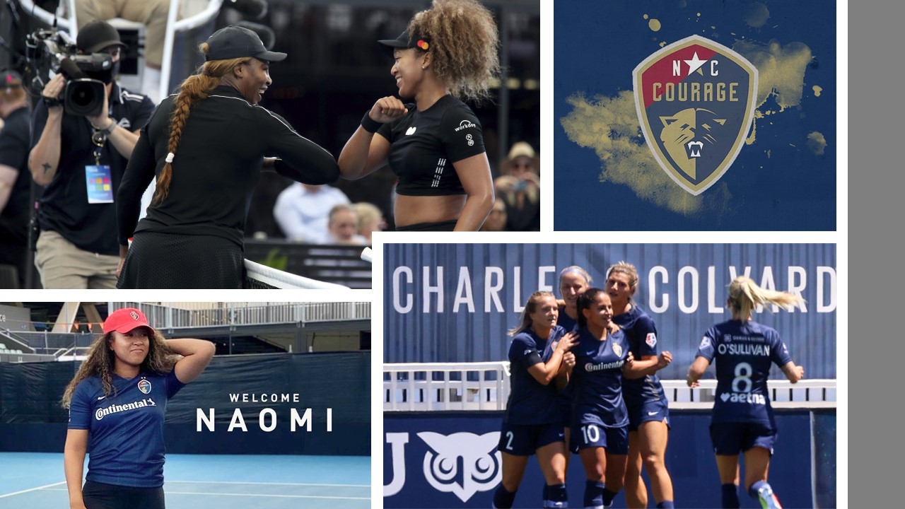 Naomi Osaka and Serena Williams are now joint owners of North Carolina Courage
