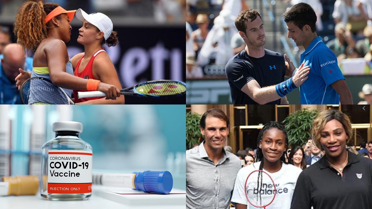 Top tennis stars and their stance on getting vaccinated