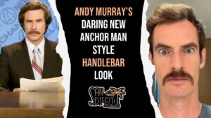 Andy Murray’s Daring New Anchor Man Style Handlebar Look