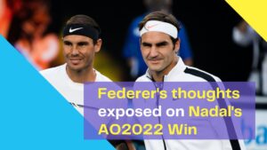 Roger Federer's thoughts on Rafael Nadal's Australian Open Win
