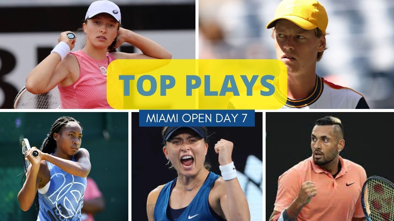 Top Plays from Day 7 of the 2022 Miami Open