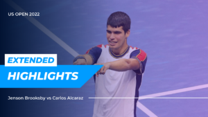Jenson Brooksby vs Carlos Alcaraz Highlights