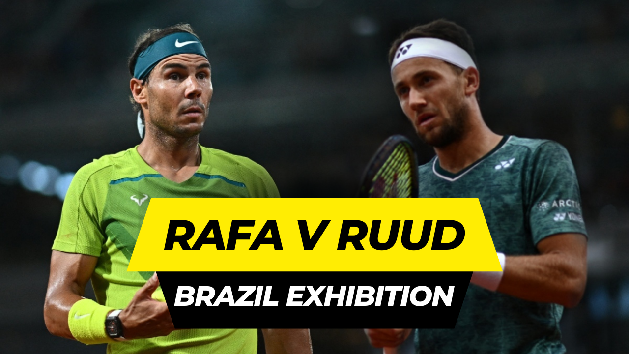 Rafael Nadal vs Casper Ruud Highlights Brazil Exhibition Match 2022