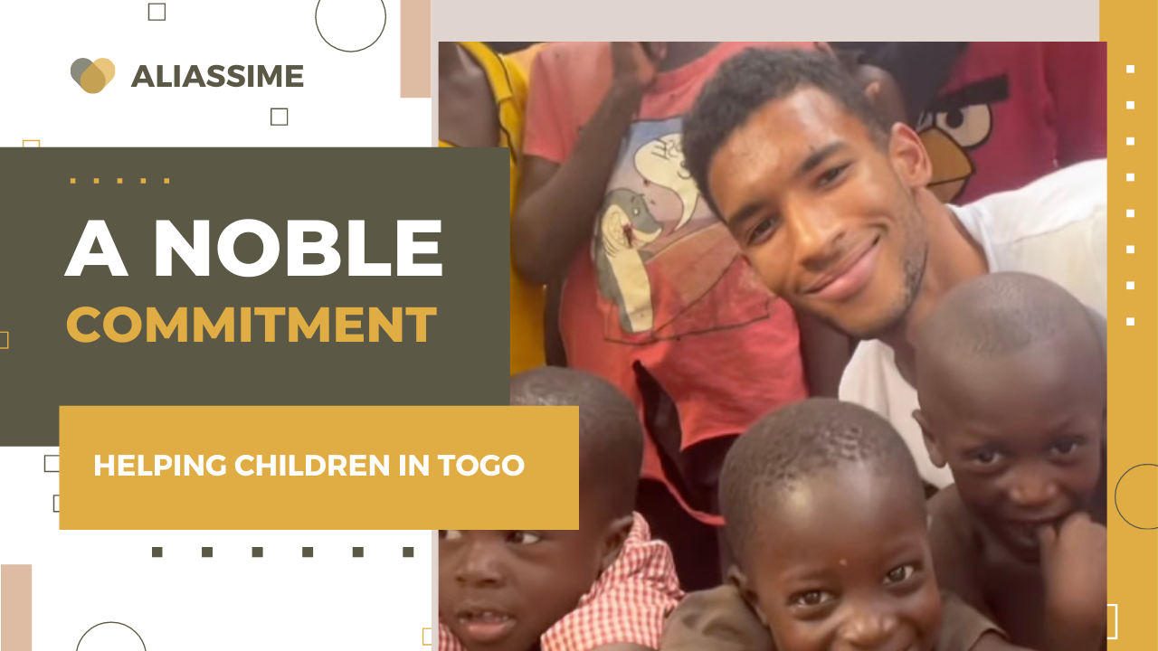 Felix Auger-Aliassime helps Togolese Children