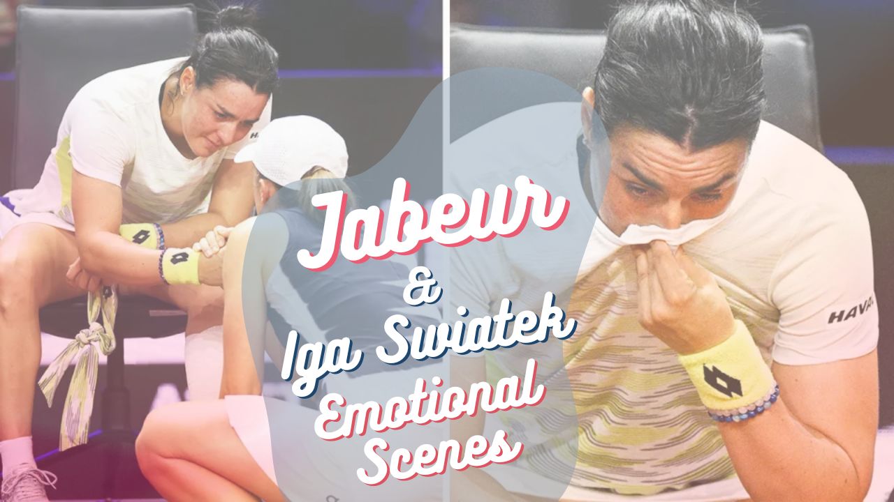 Ons Jabeur and Iga Swiatek emotional moment at Stuttgart Open